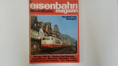 hel Eisenbahn Modellbahn Magazin Zeitschrift 6  1987